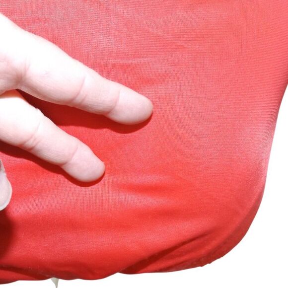 60s OHIO STATE Swim Trunk, S, VINTAGE, Red/White embroidery, Lined, drawstring. - Picture 11 of 14